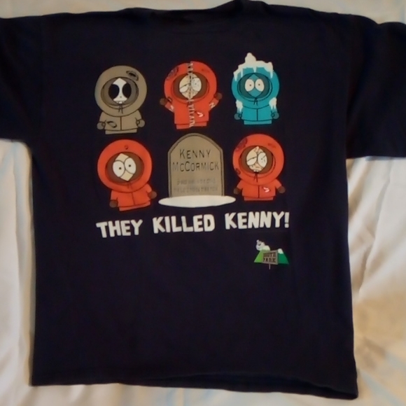 Vintage They Killed Kenny Graphic T-shirt - Picture 2 of 3